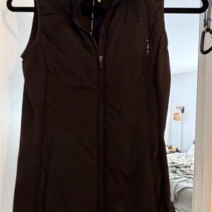Lululemon Athletica Black Zip-Up Vest